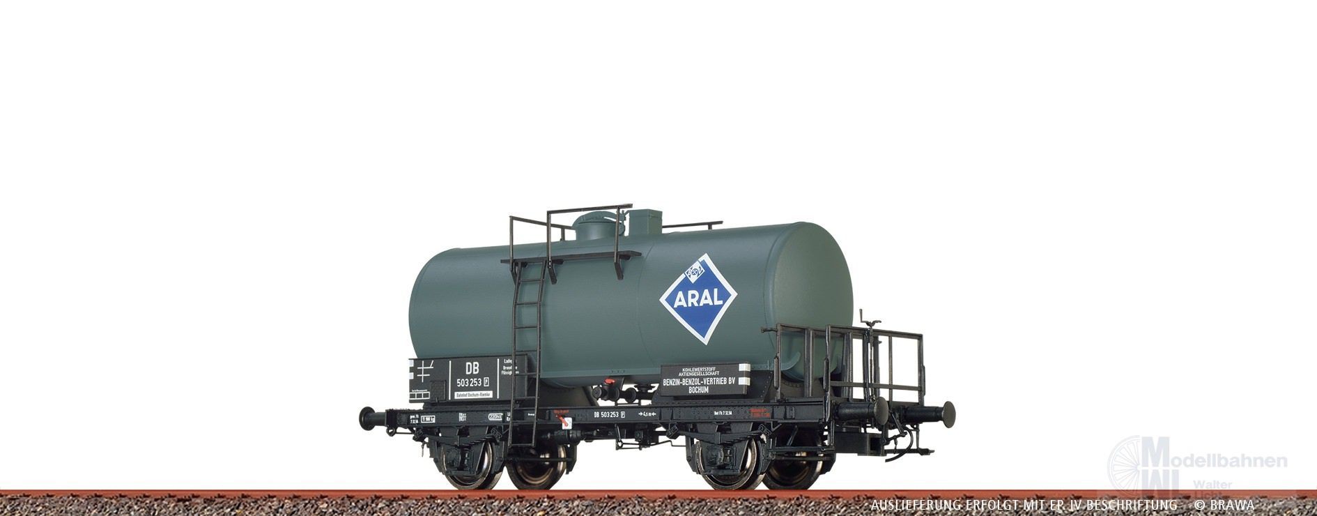 Brawa 50708 - Kesselwagen DB Ep.IV ARAL H0/GL